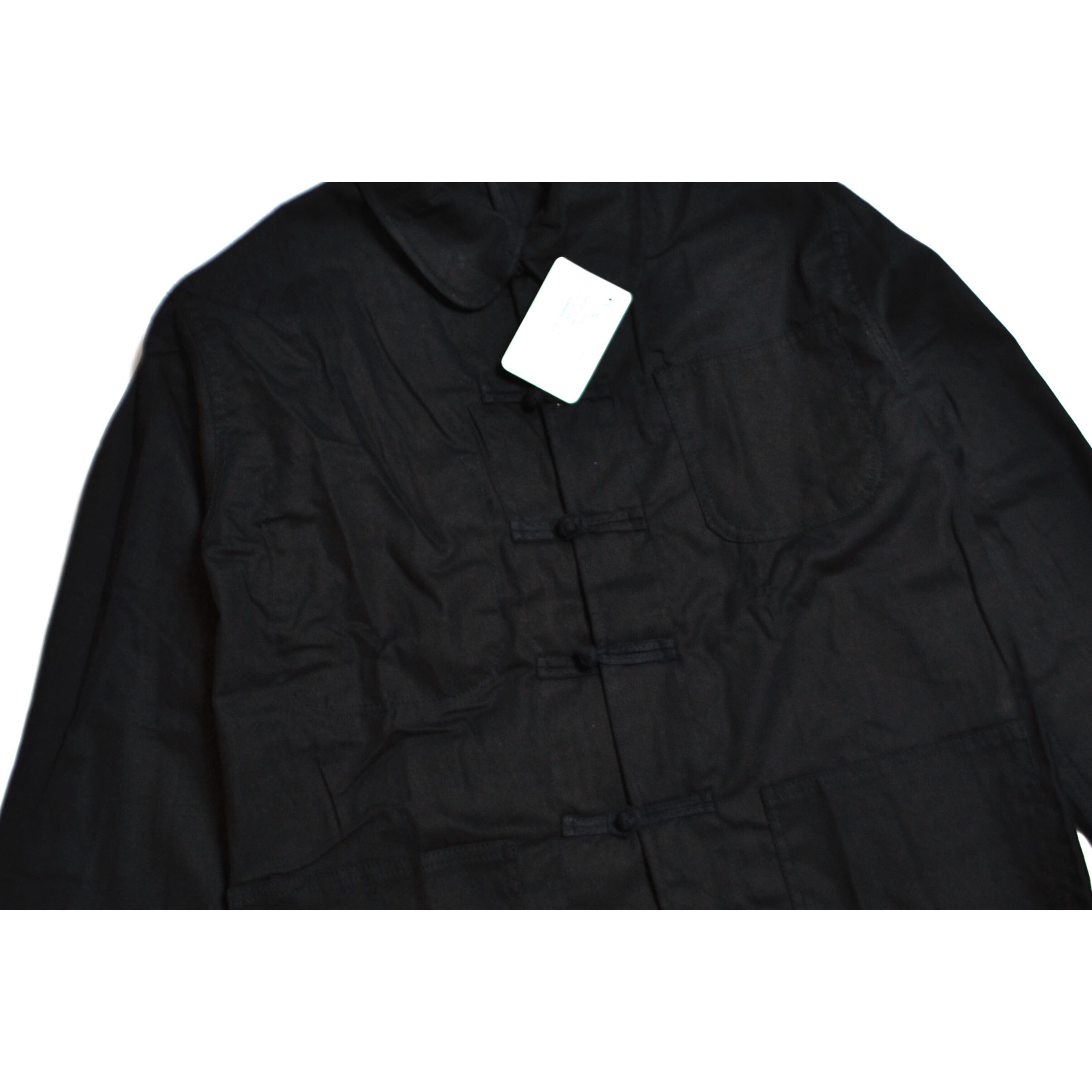 【セール】フレンチチャイナジャケット　パンツ　セットアップ　ブラック　56