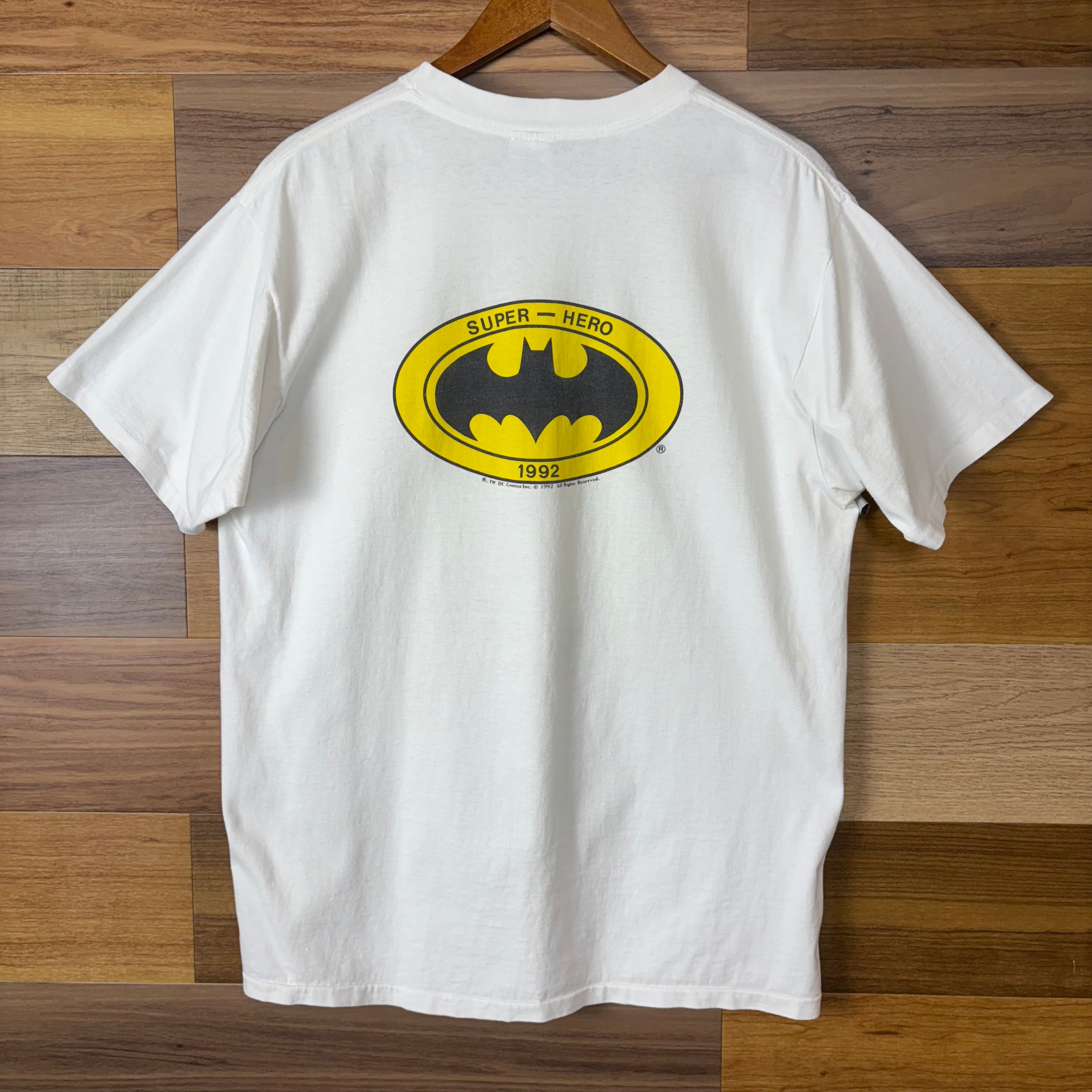 バットマン Tシャツ Mサイズ 100%コットン USA製 90s SIX FLAGS MAGIC MOUNTAIN バットマン T-sh Tシャツ サイズ