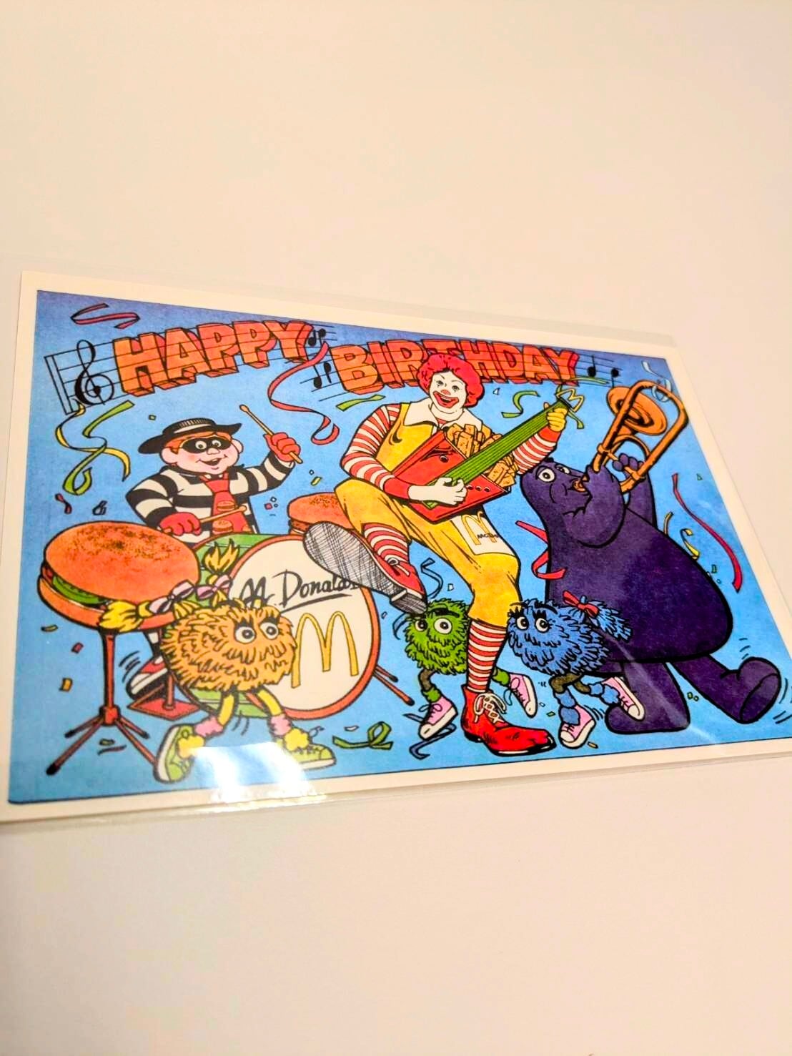 【 McDonald (マクドナルド) 】(AP0010) HAPPY BIRTHDAY POST CARD ポストカード〚アメリカン雑貨 アメトイ〛