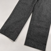 Mademoiselle NON NON マドモアゼルノンノン ウール スラックス パンツ サイズ 38/M /グレー/日本製/パパス/レディース