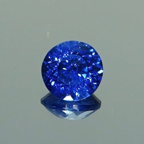 天然石 ブルーサファイア ♡ Bright Brilliant Cut™️ “129 Facets” 】静寂を染め上げる、蒼の深淵