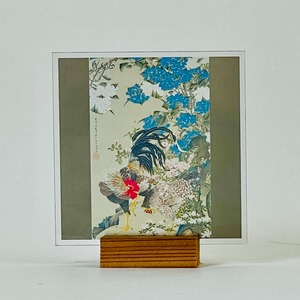 伊藤若冲　紫陽花双鶏図2 / Two Roosters with Hydrangea II