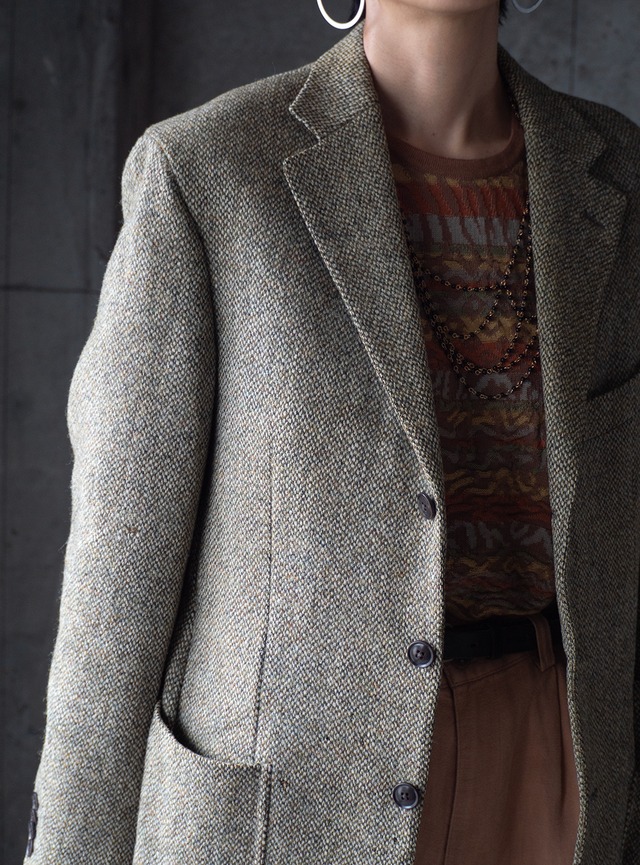 "KOICHI" used Harris Tweed tailored jacket