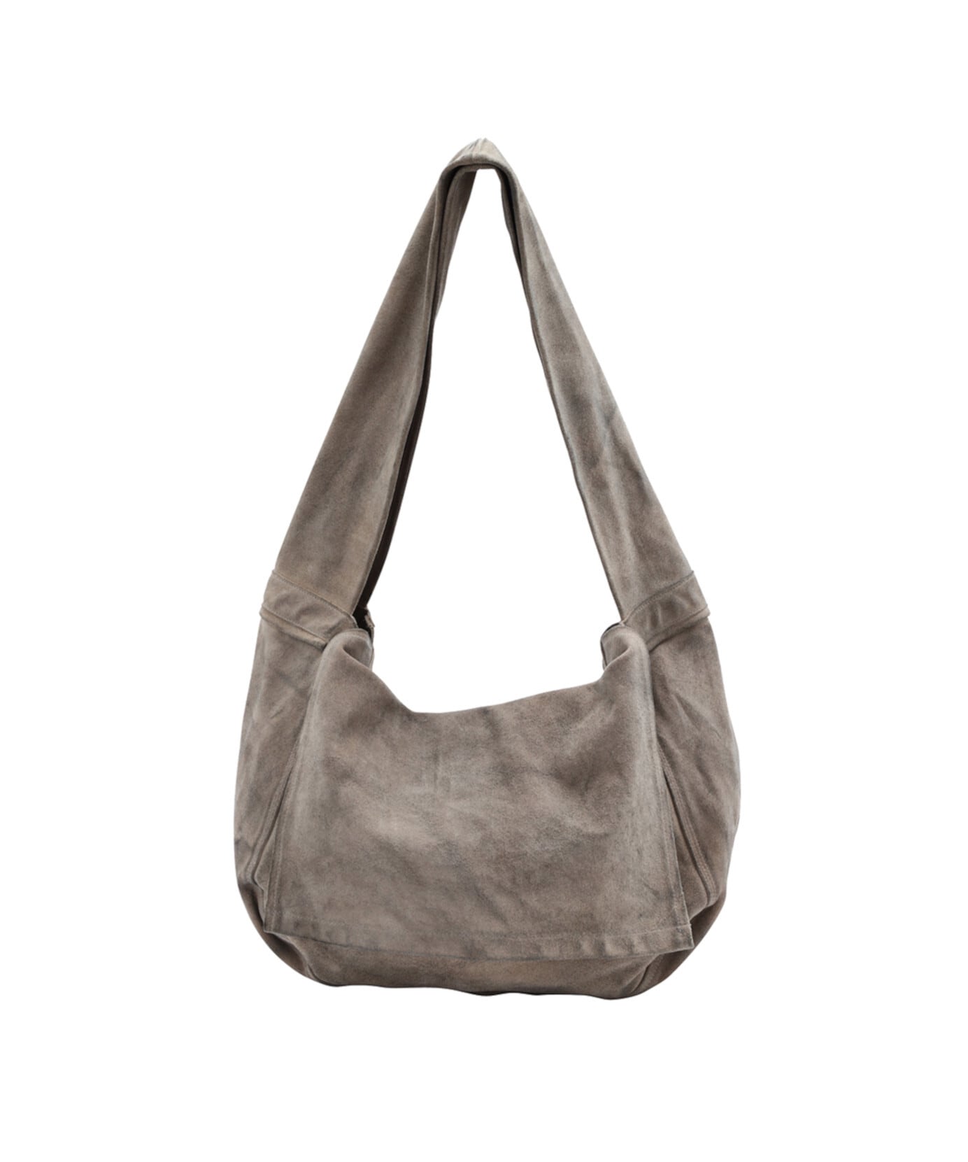 SEVEN BY SEVEN / 800-6171152 LEATHER SHOULDER BAG (GRAY