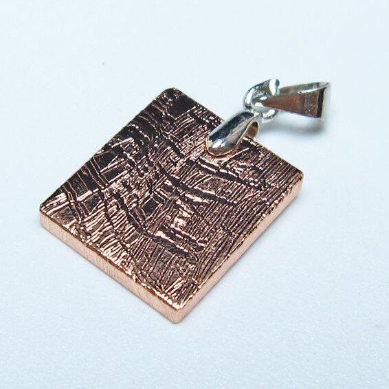 ギベオン ペンダント 隕石 メテオライト ピンクゴールド 一点物 メール便可 112-13527