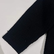 EN ROUTE アンルート 切替デザイン 総柄 Vネック 前開き ニット カーディガン 3/ブラック系 レディース ユナイテッドアローズ