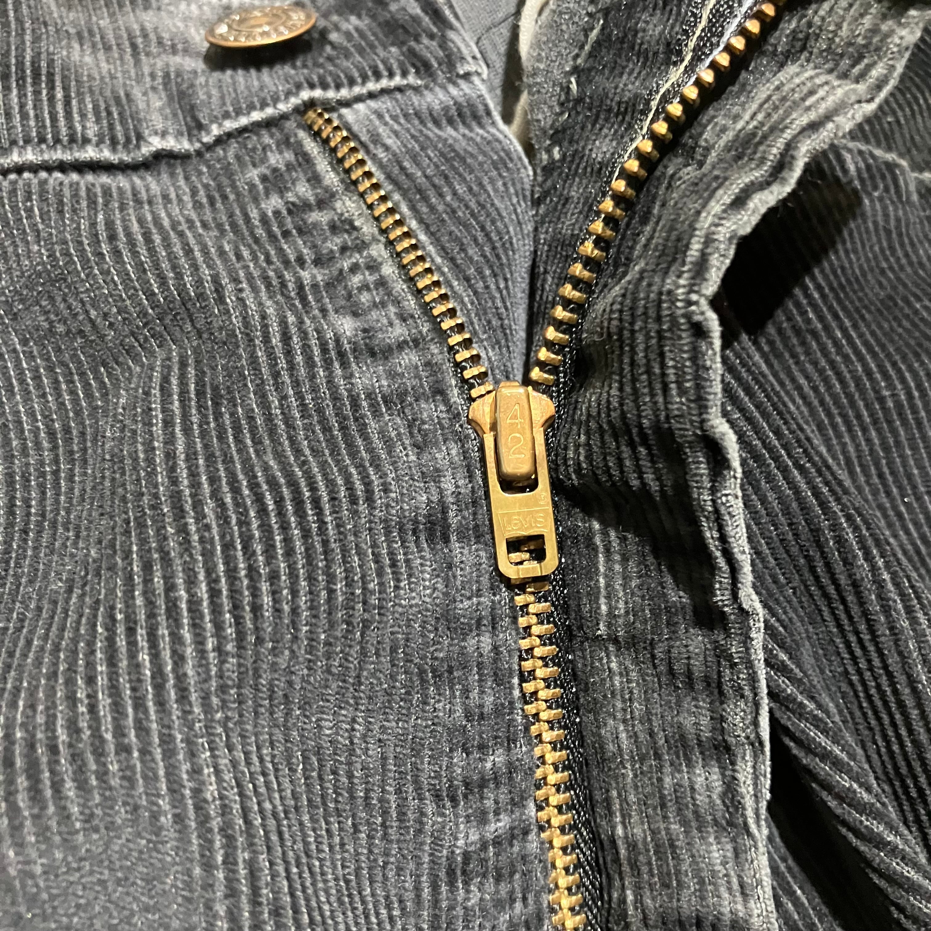 80s LEVI'S / リーバイス 519 ブラック コーデュロイパンツ 80s LEVI'S / リーバイス 519 ブラック コーデュロイパンツ