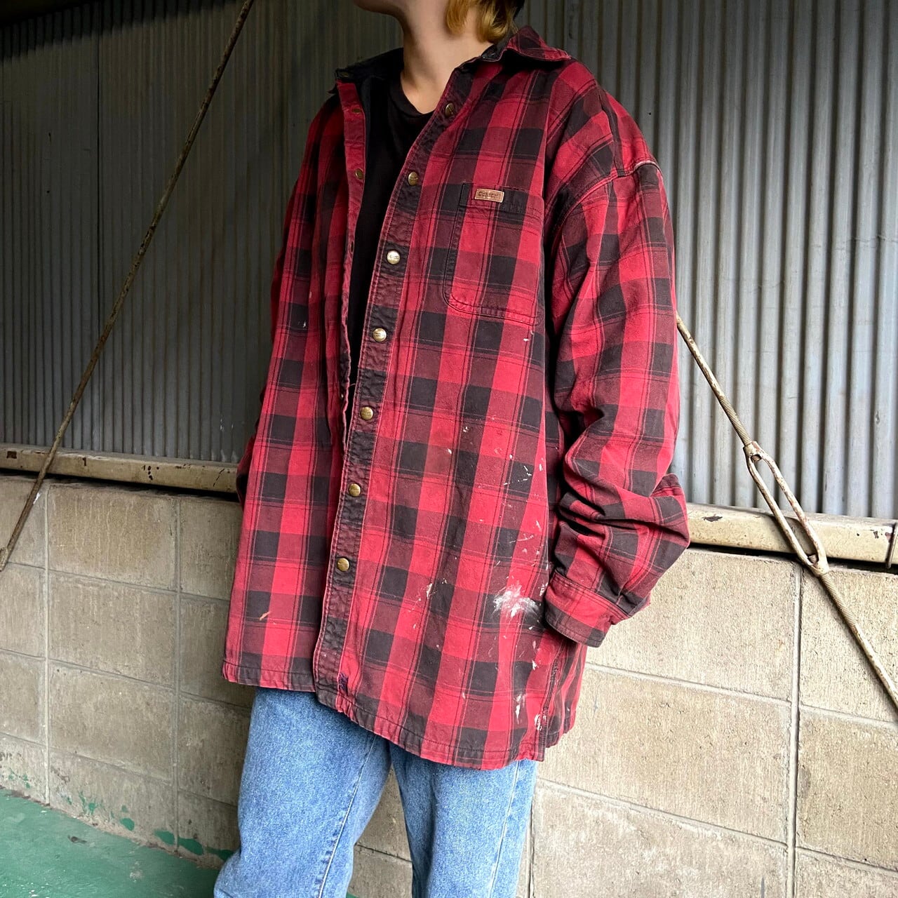 Carhartt 赤チェック アウター