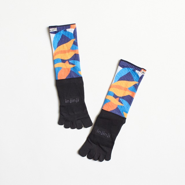 injinji（インジンジ）スペクトラム トレイルミッドウェイトクルー  -ボタニック (BOT)　ランニング 5本指ソックス 　