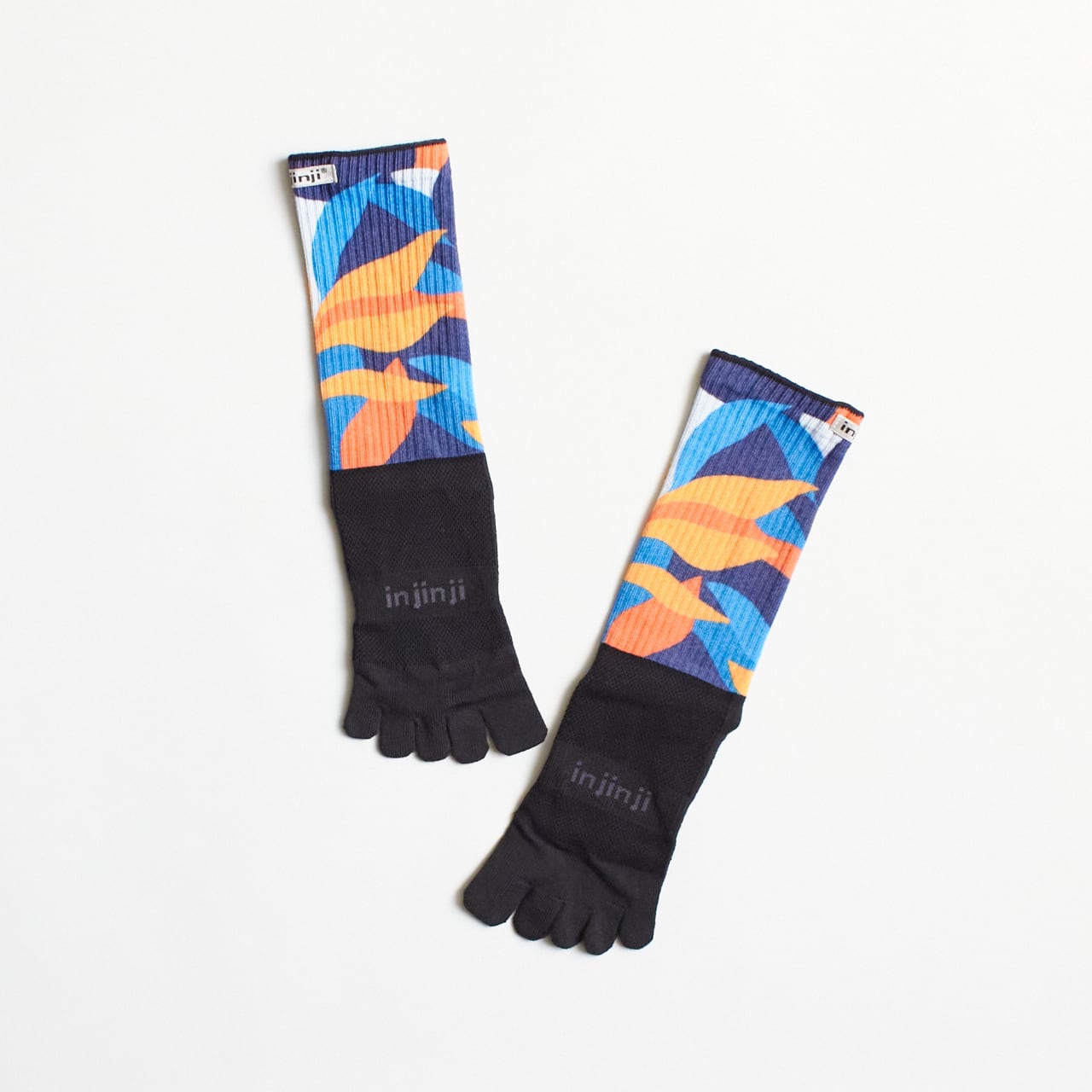 injinji(インジンジ)スペクトラム トレイルミッドウェイトクルー -ボタニック (BOT) ランニング 5本指ソックス