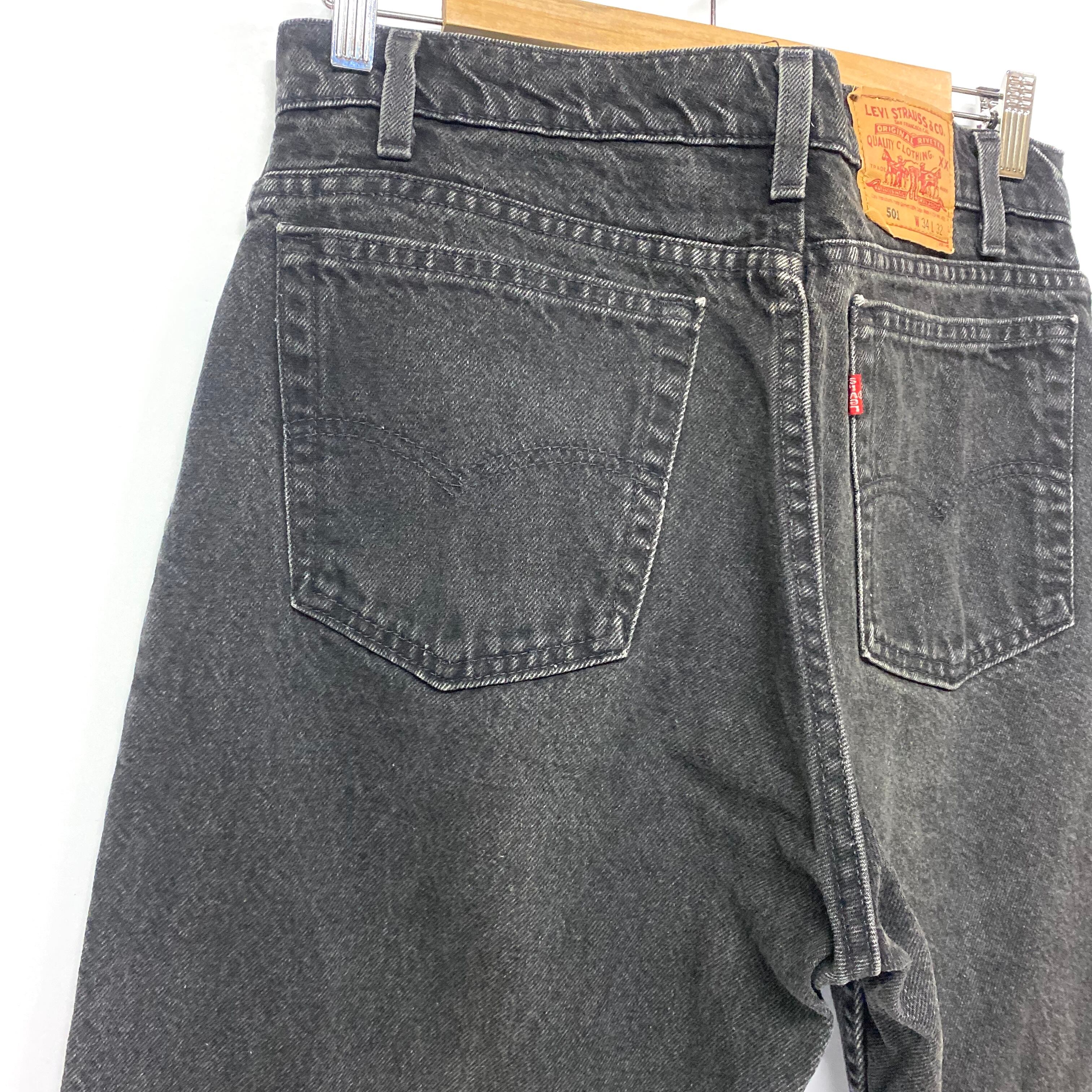 珍品 90年代 Levi's リーバイス エラー品 550 テーパード デニム
