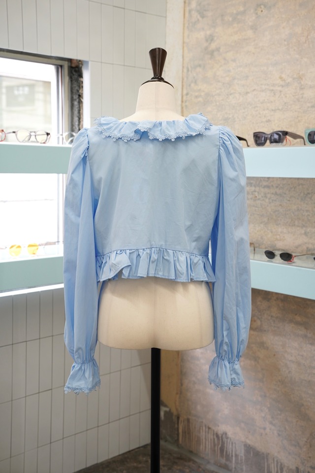 VEIL RUFFLE TOP