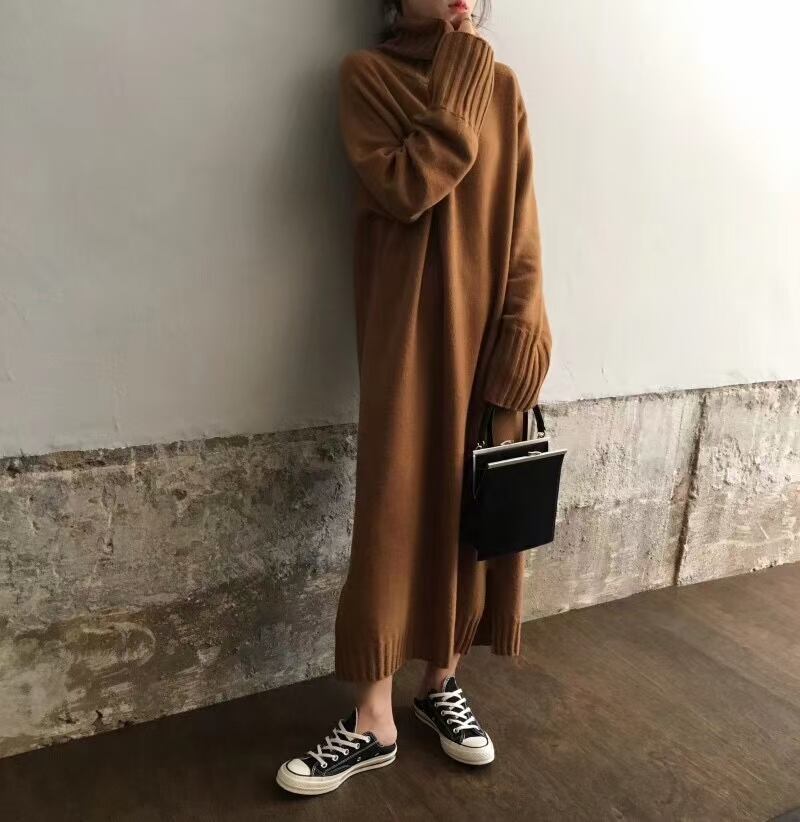 タートルネックニットワンピース　AJ1079ー2005