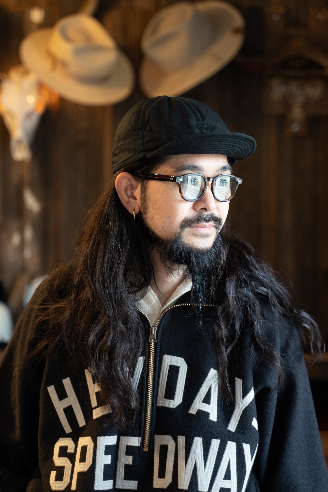 RUMBLE RACE × JAM THE HAT & CO. Mechanic Cap - AMALIE -