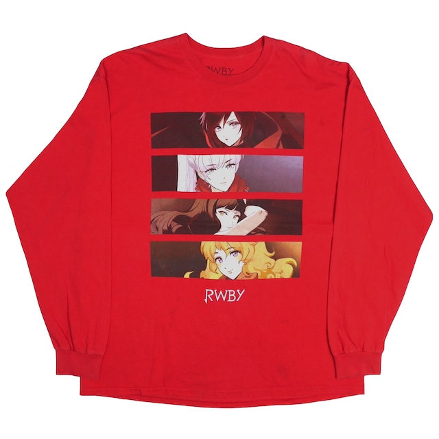 USED【L】Anime RWBY ルビー Long Sleeve Tee / ©2018