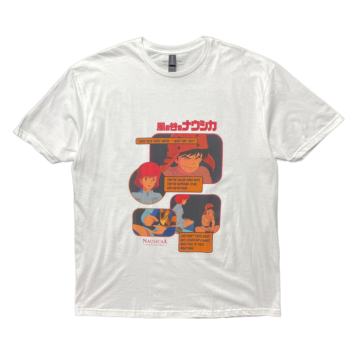 未使用品 海外版 公式 ジブリ Tシャツ 映画 風の谷のナウシカ ナウシカ 