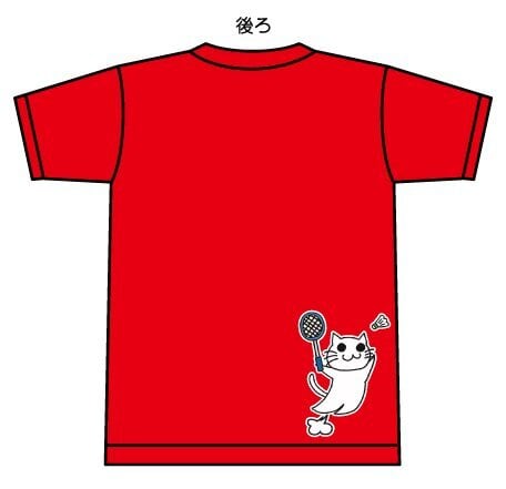 YONEX(ヨネックス) ドライ Tシャツ バドミントン 【猫 ジャンプ