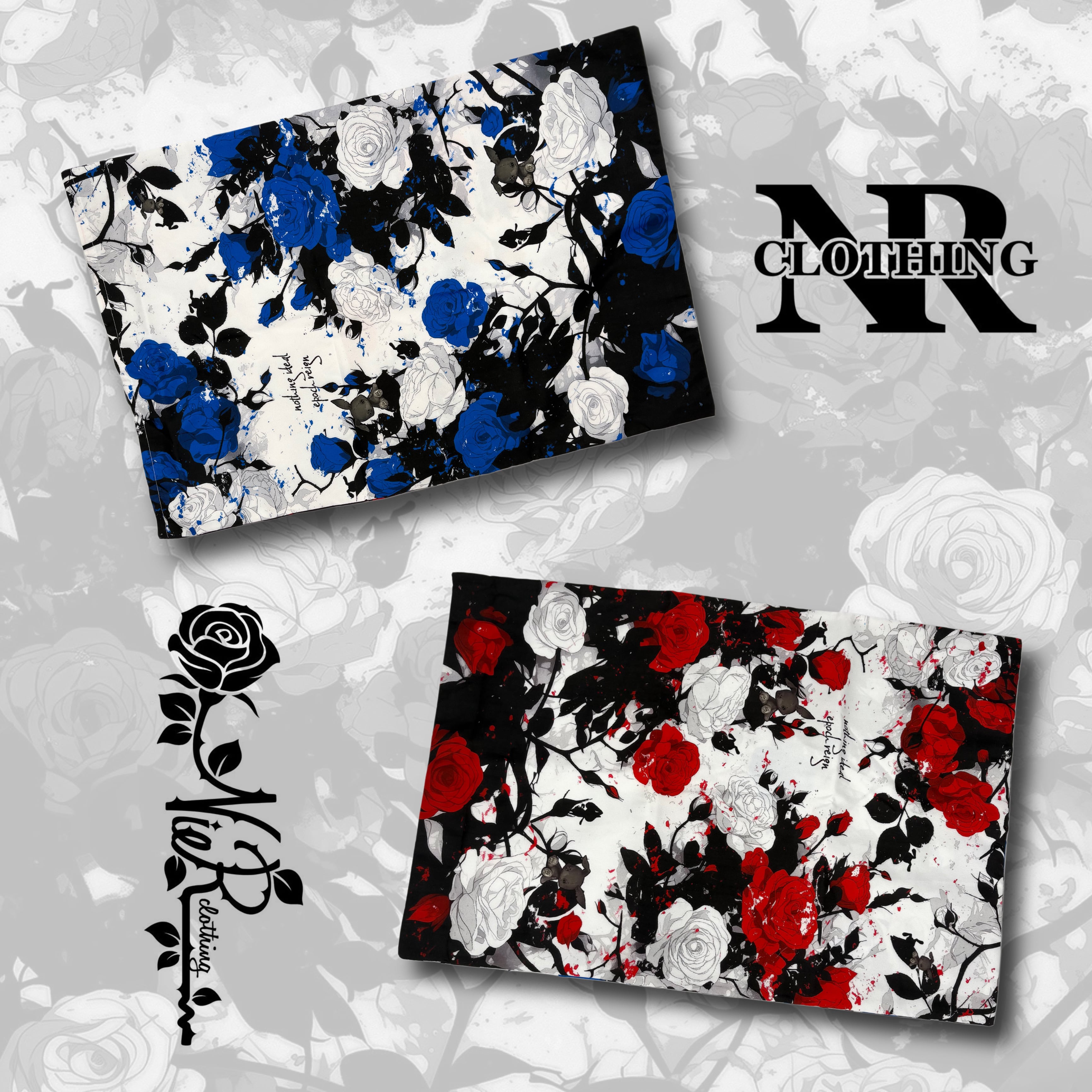 NIER総柄薔薇枕カバー【両面DESIGN】 | NIER CLOTHING