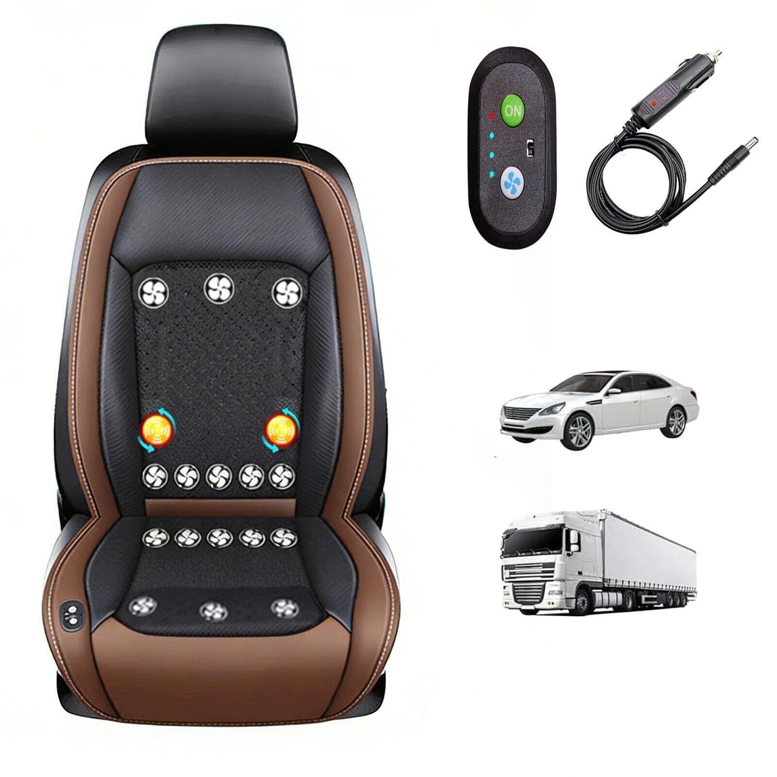あかさん専用 特価セール】シートクーラー 12V-24V冷風送風 3段階調整 自動送風/停止