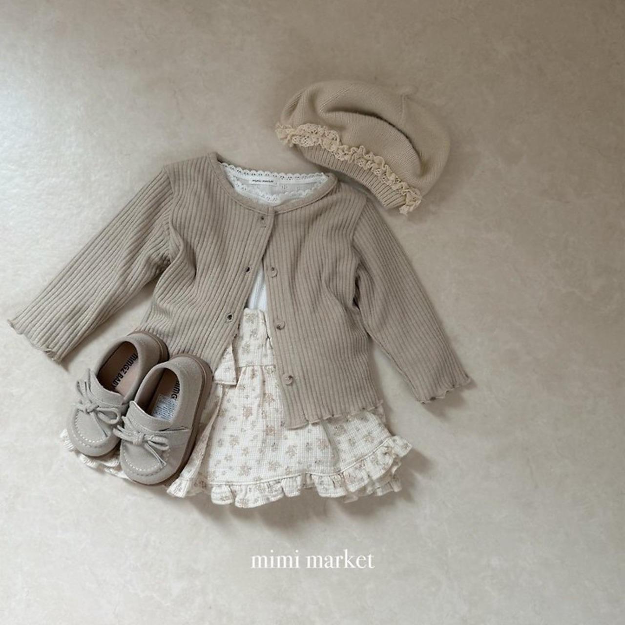 韓国子供服 / mimimarket / 26Autumn / リズリブカーディガン / 秋服 *S~L *