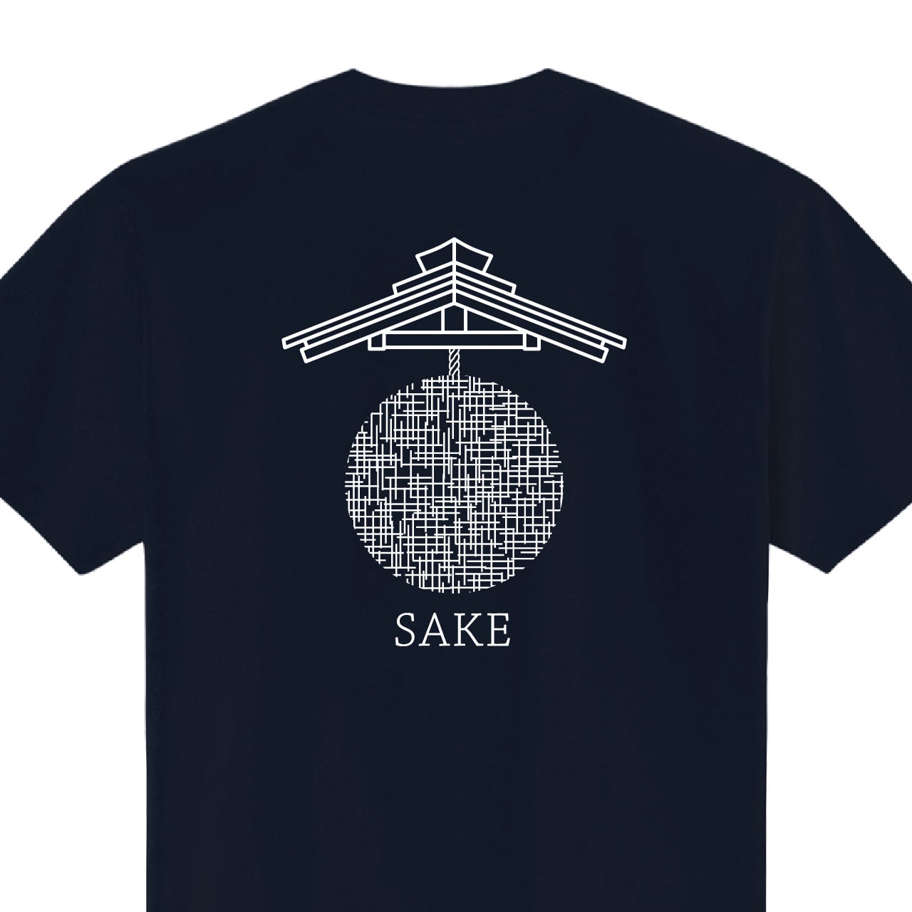 酒 居酒屋 Tシャツ ユニフォーム ※背面プリント 商品カラー:ネイビー