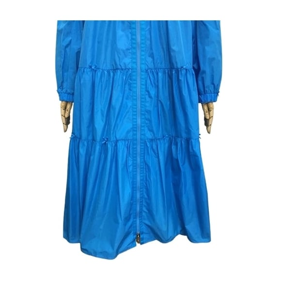 スーパービューティー ティアード ロングコート リボン ギャザー