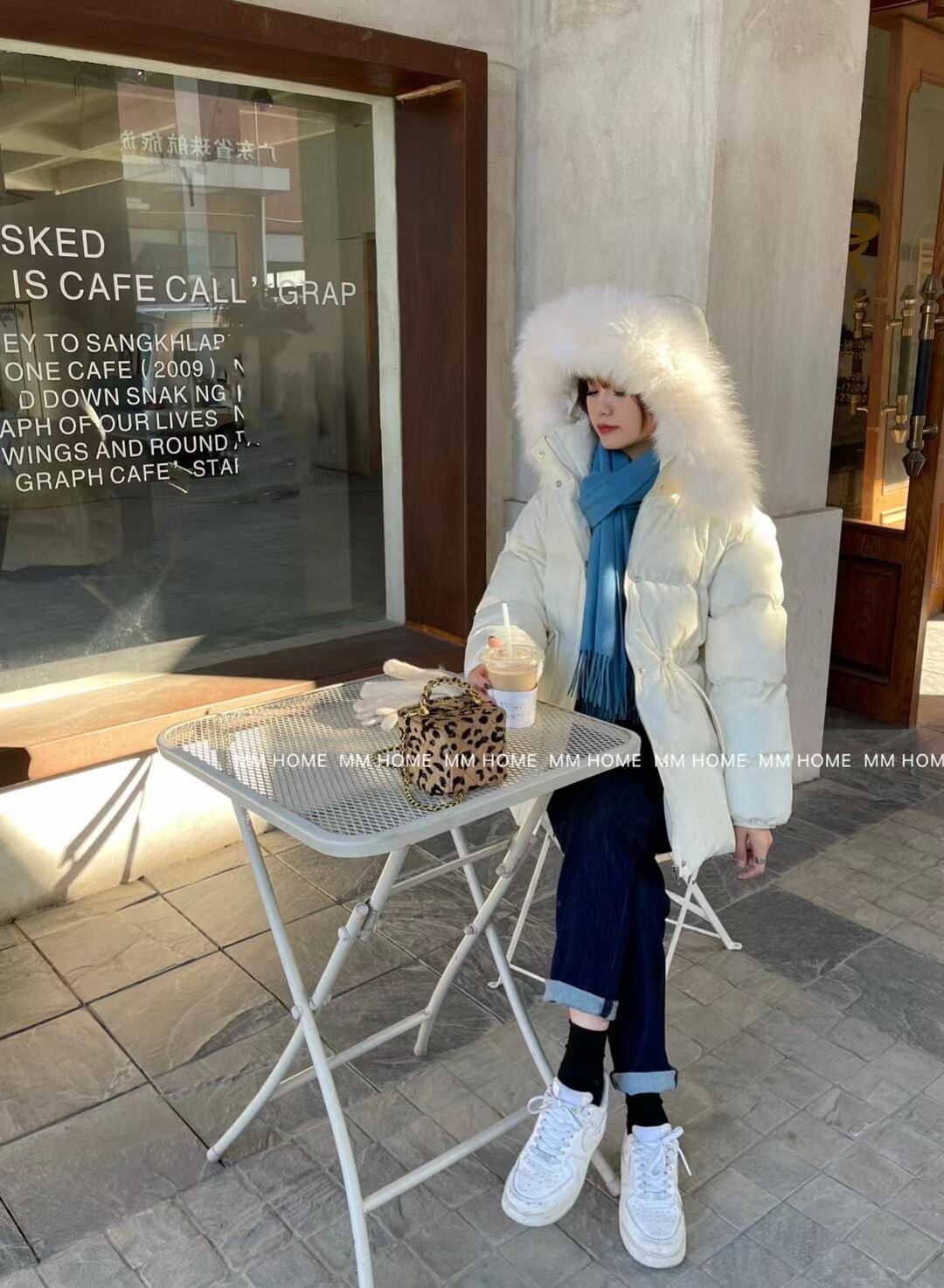 フードファー付きジャケット　AJ42441-8887