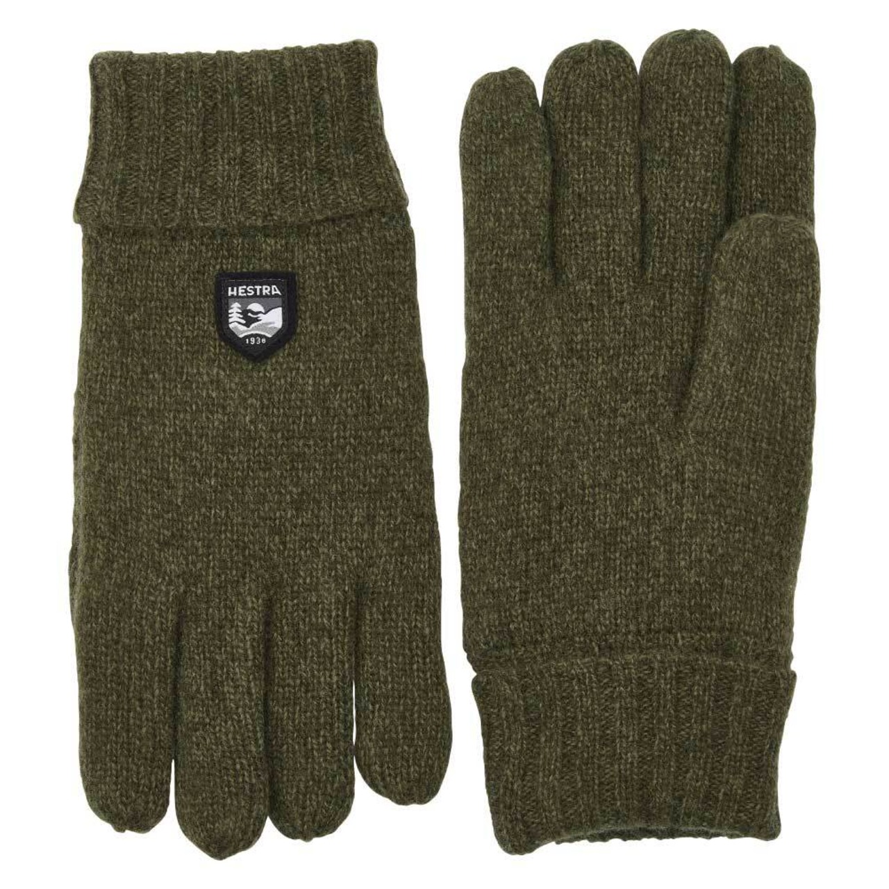 HESTRA / Basic Wool Glove / Olive