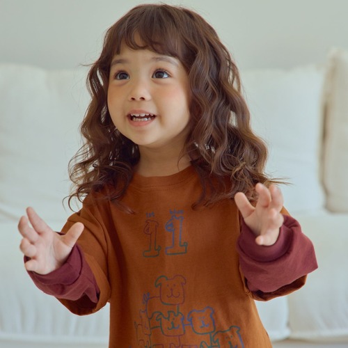 FIRST BLUE［取寄］layered sleeve tee 26autumn
