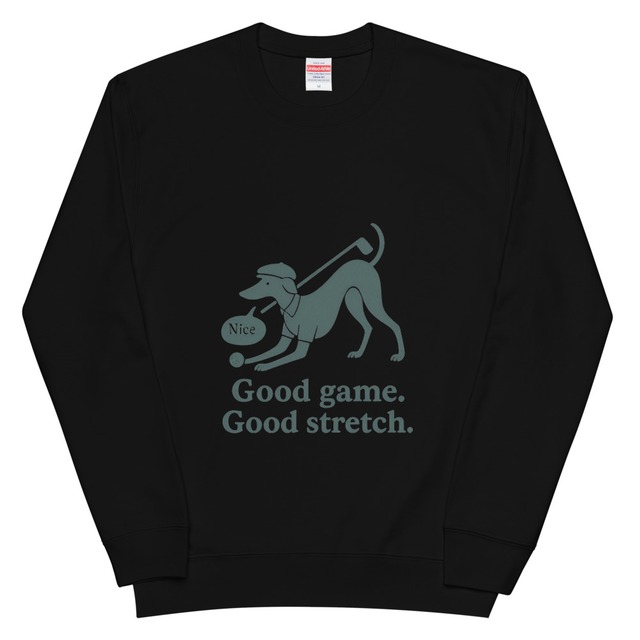 Good game. Good stretch.  ユニセックス クルーネック 裏毛スウェット A0220