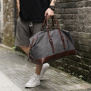 Shoes Compartment  Canvas Boston Bag / シューズ コンパートメント キャンバス ボストン バッグ