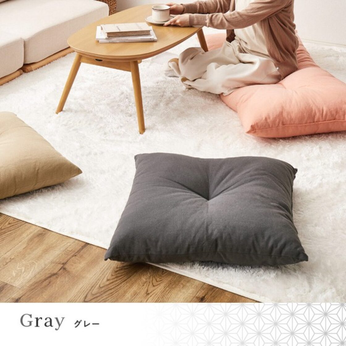 座布団 長座布団 和風 ボリュームたっぷり 厚手 2サイズ/約60×60cm、約 