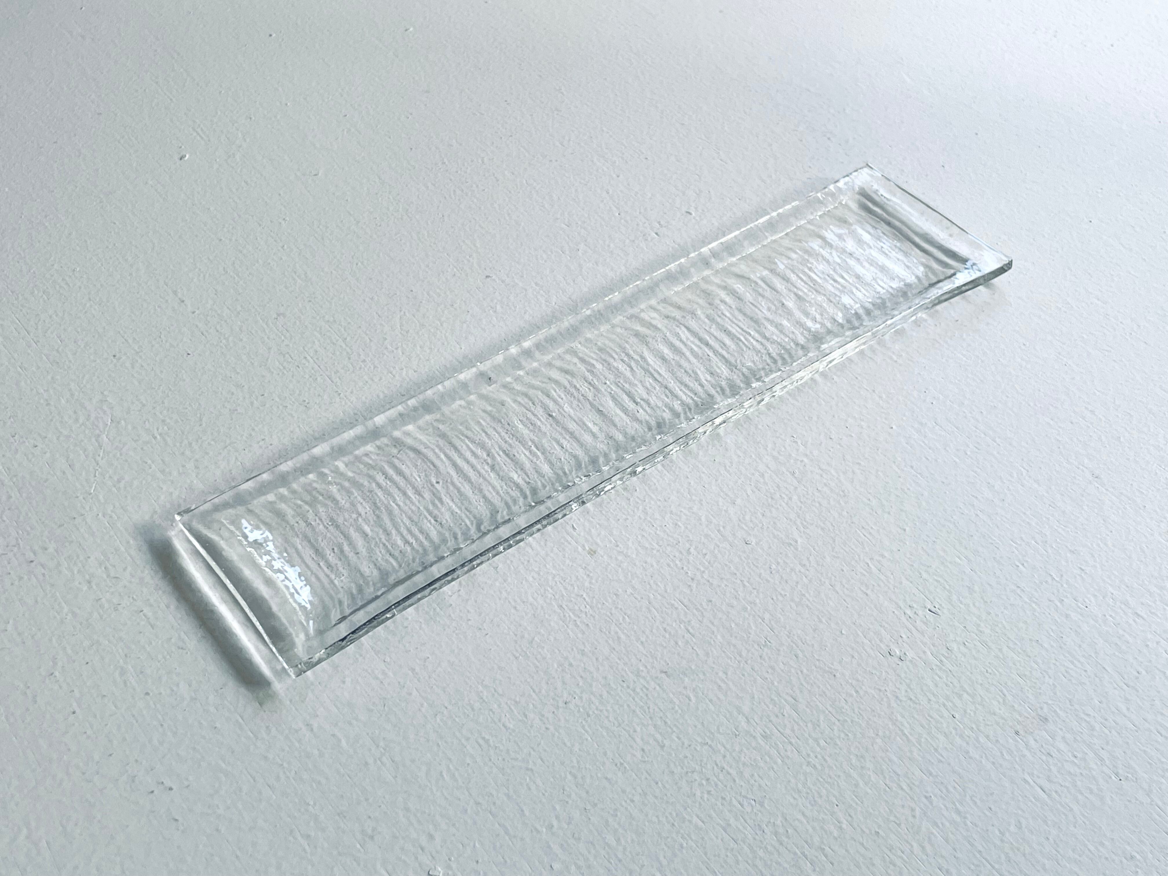 リム皿 Line series クリア 200×50mm