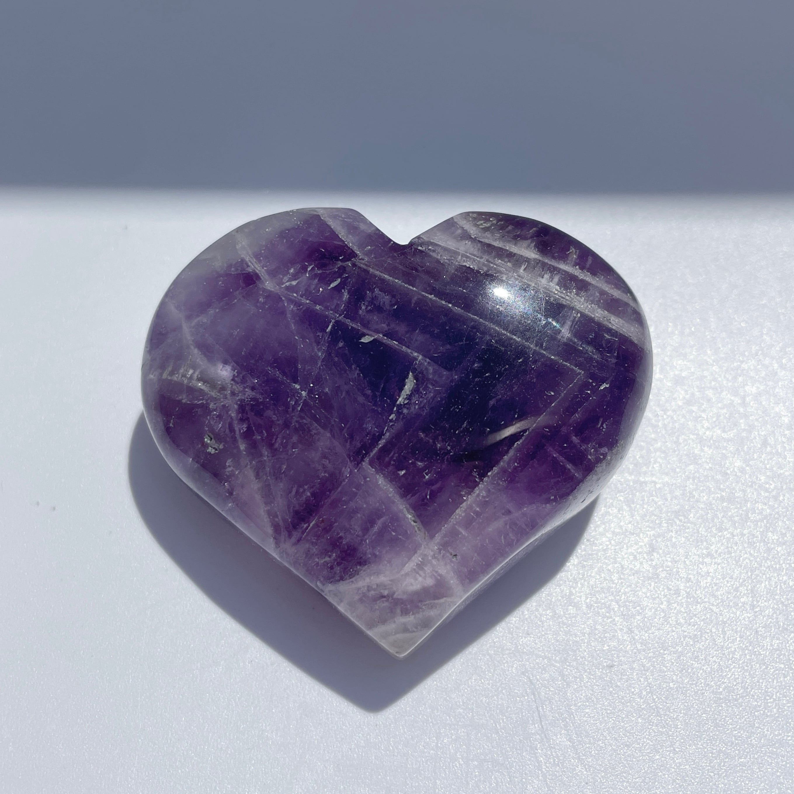 ドリームアメジスト ハート型21◇ Dream Amethyst ◇天然石・鉱物