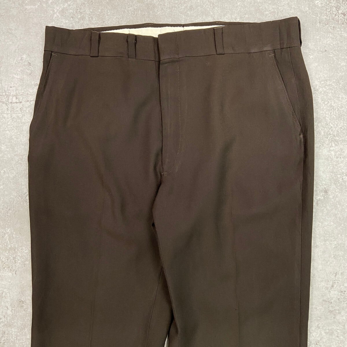 70s W35 ビンテージ デニム ワークパンツ ワイド ボロ タロン 雰囲気 70年代 All Seasons ワイド スラックスパンツ メンズW37相当 古着 70s