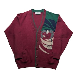 vintage ICEBERG × 007 wool knit cardigan