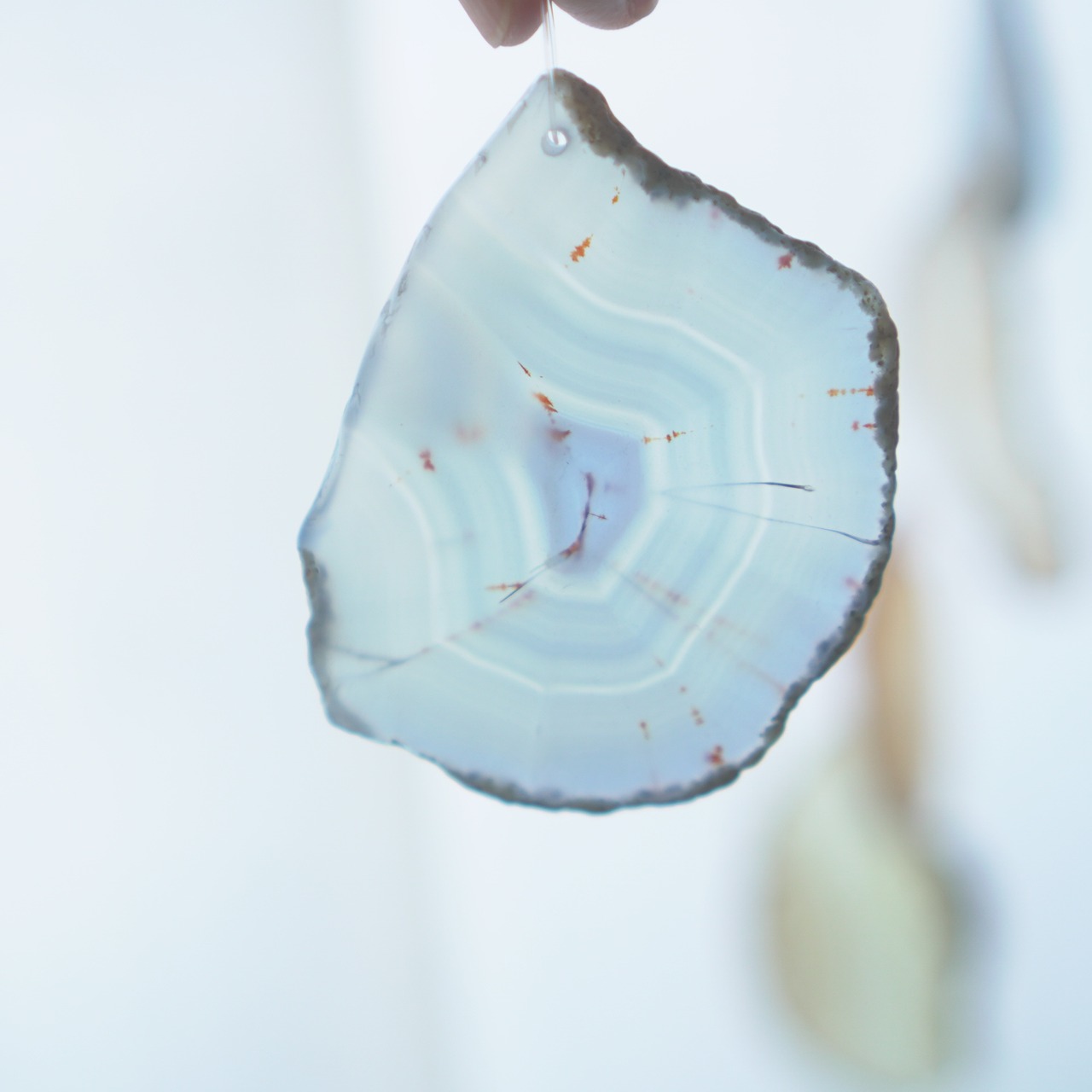 Almond Blossom - アゲートヒーリングチャイム / Agate Sun Catcher Wind Chime 090