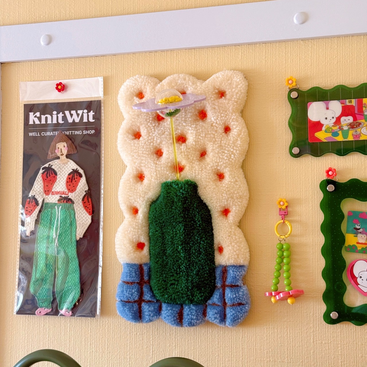 flower pocket rug - 7