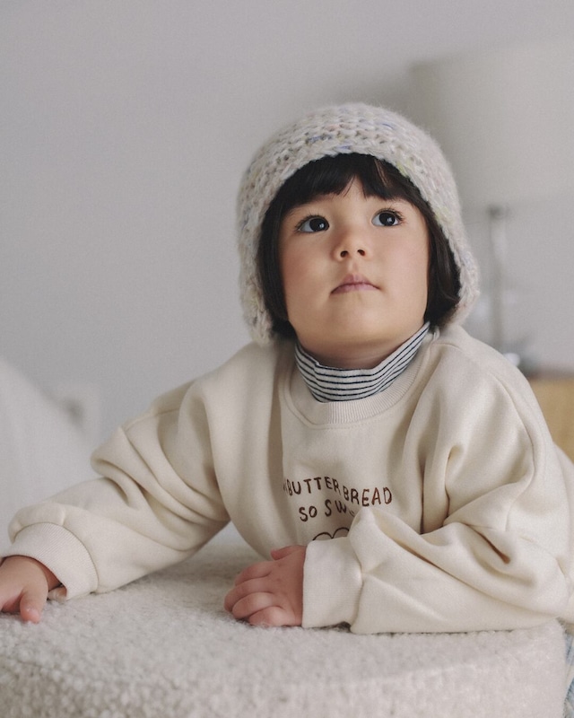 予約⌇onu/ Soft stripe half turtleneck