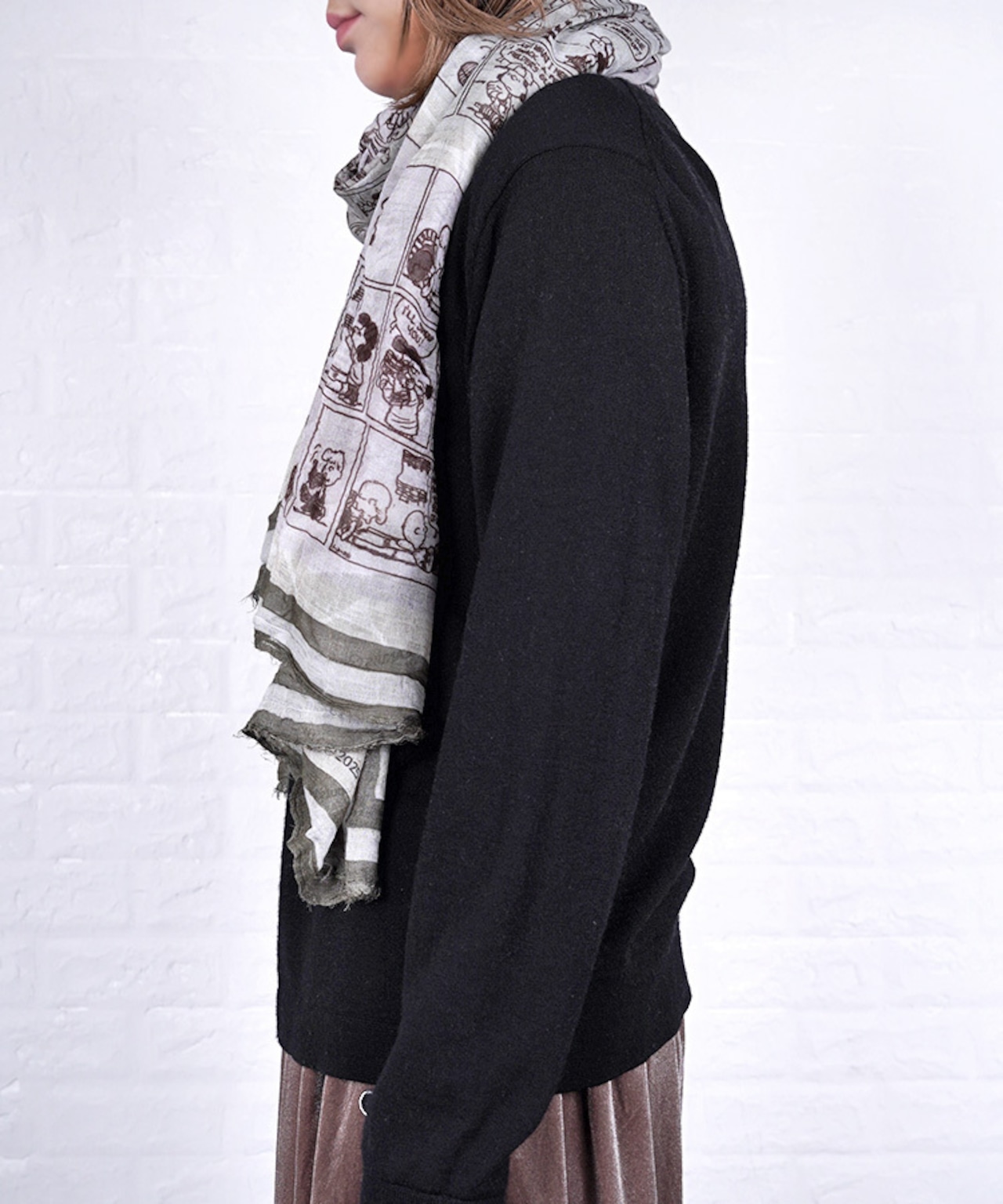 【 813 Ottotredici 】SNOOPYストール TYPE-B AG-251301LS