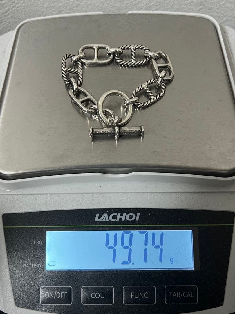 グッチ GUCCI アンカーリンクチェーン トグル ブレスレット ツイスト