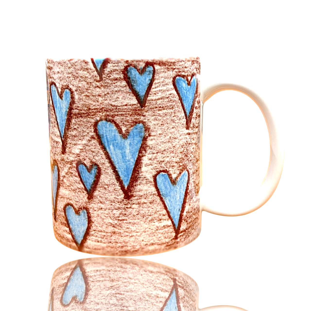 pipi陶器ペアマグカップ とりちゃん(オリジナル専用木箱付き)