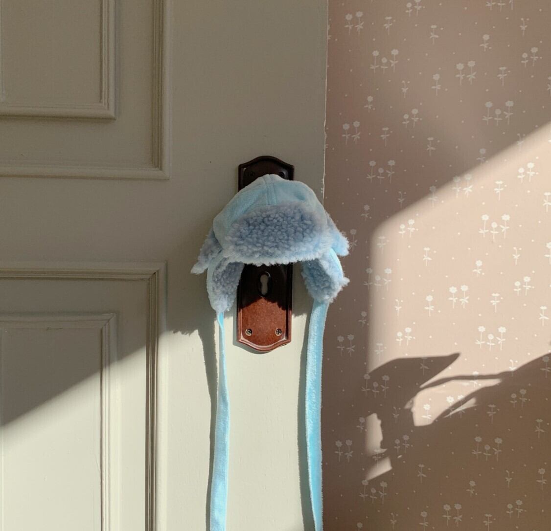 L/即納【seenii】Woolf hat《Blue》