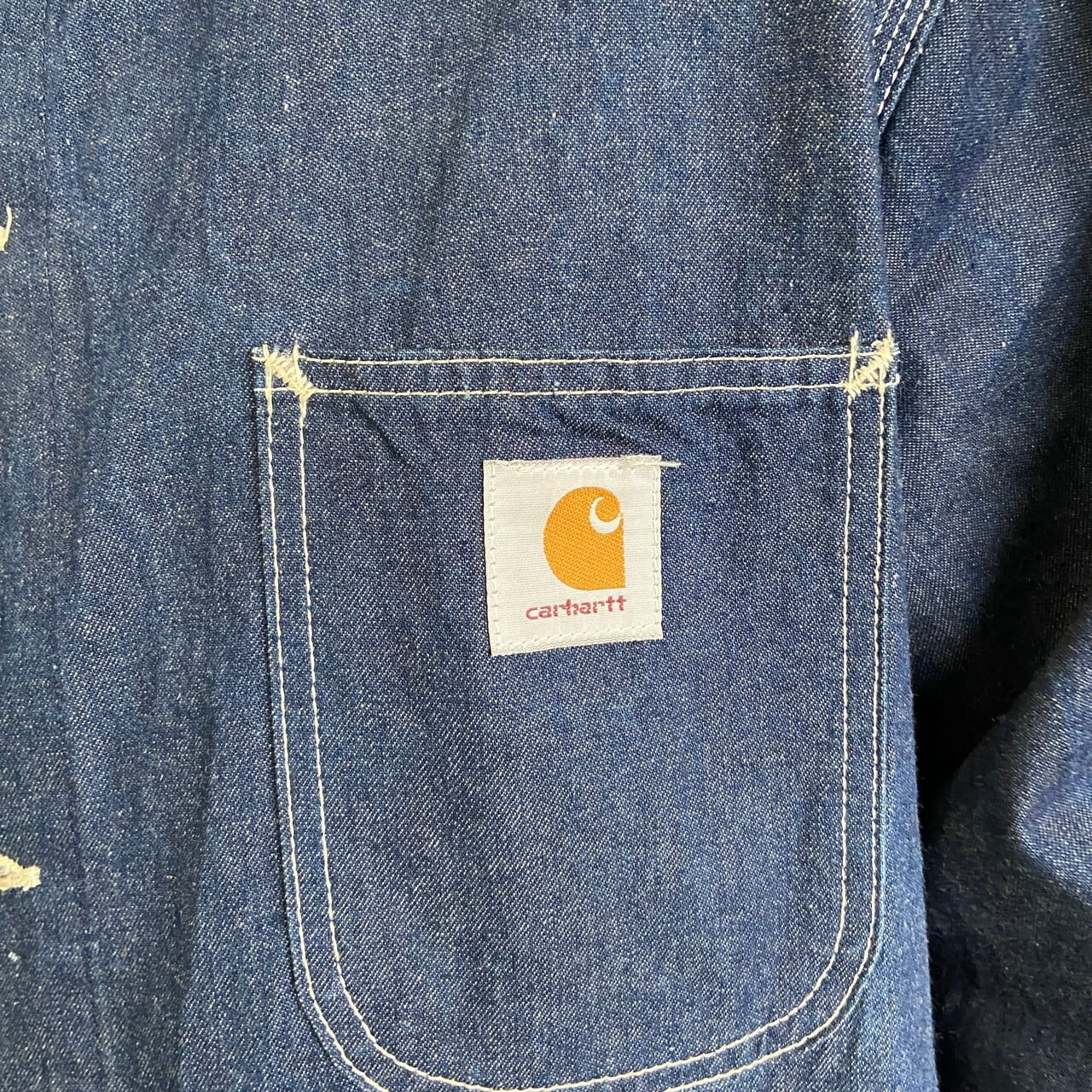 美品 80年代 USA製 Carhartt カーハート デニム ミシガンチョア 美品 80年代 USA製 Carhartt カーハート デニム ミシガンチョア