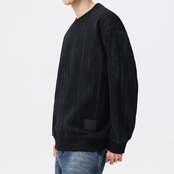 ラウンドネック 長袖ニット af0312