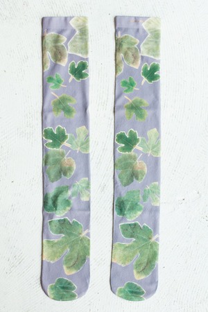 10ht.AnniversarySALE over knee socksいちじくの葉