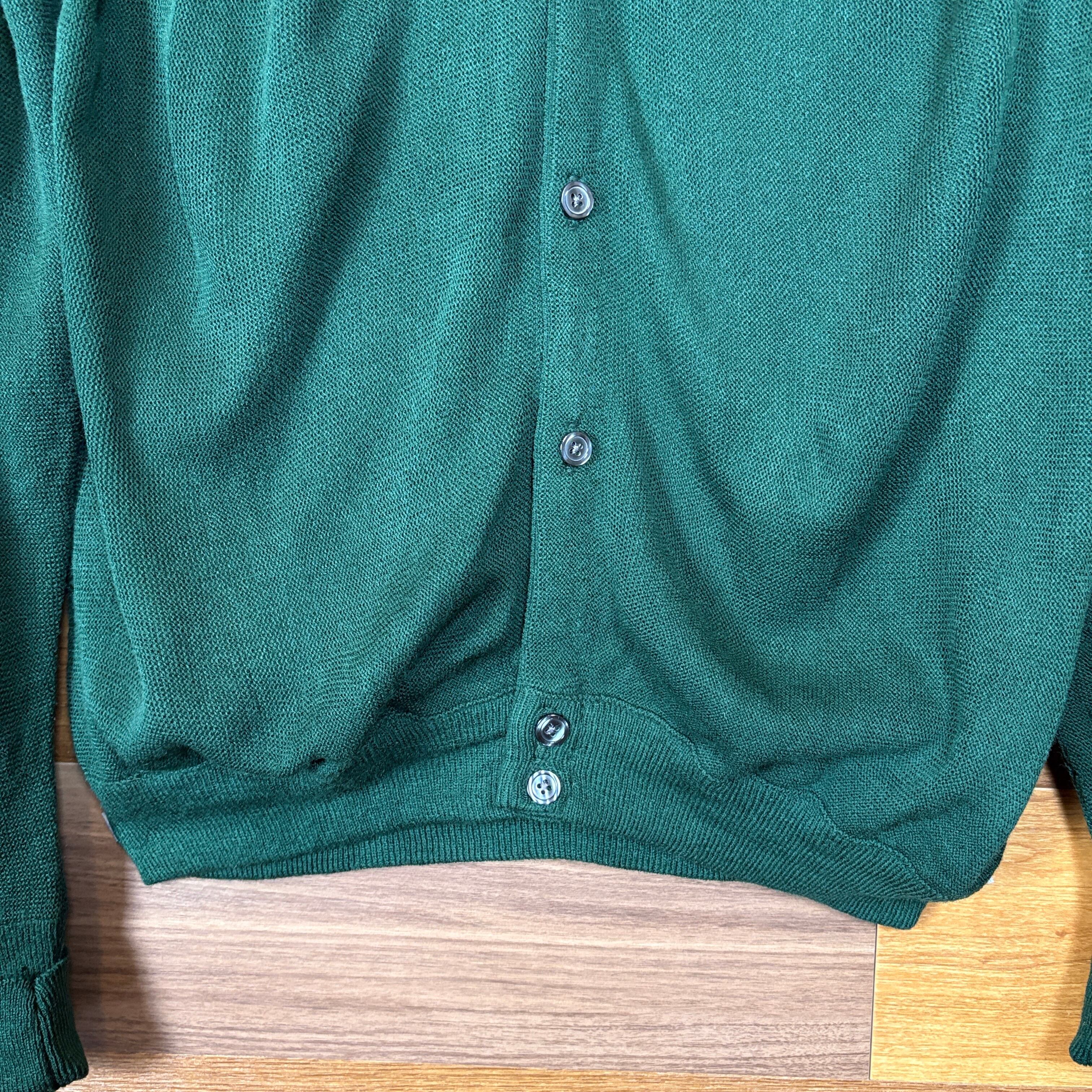 USA製 80s VAN HEUSEN ヴァンヒューセン アクリル ニット カーディガン