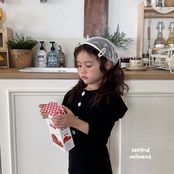 韓国子供服 / 26Autumn / 〖取寄〗second moment / リボンワンピースセット / キッズ服 / 女子服 *XS~JL*