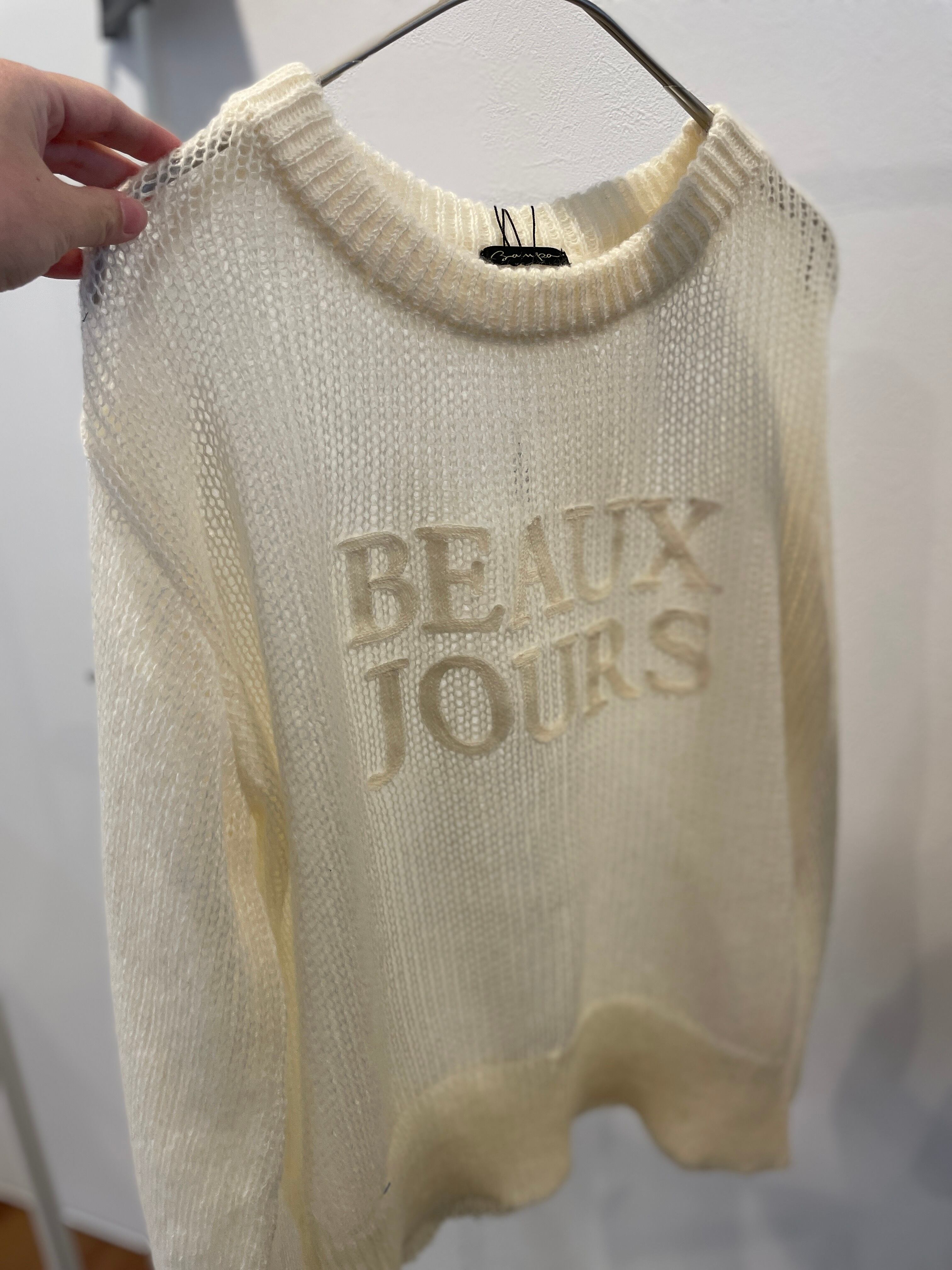【SELECT】ロゴ刺繍クルーPO