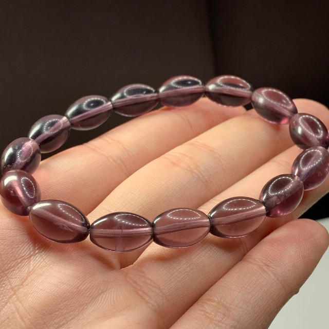 希少カラー✩大人可愛いフローライトブレスレットーRICEー